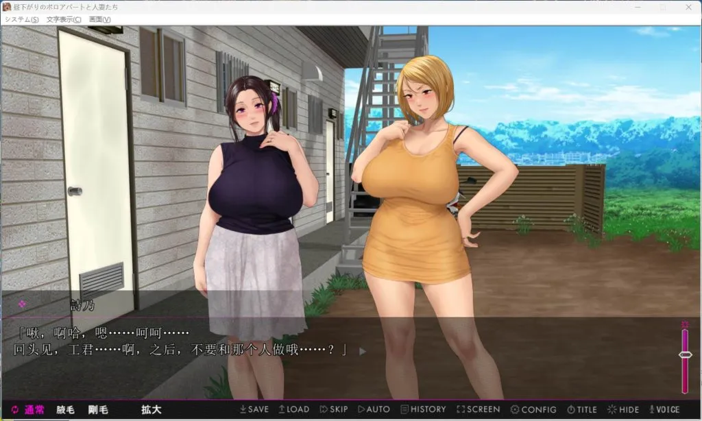 【安卓+PC/拔作ADV/汉化/全CV】午后破旧公寓与人妻们～在封闭空间中堕落～全CG存档【新汉化/1.5G】