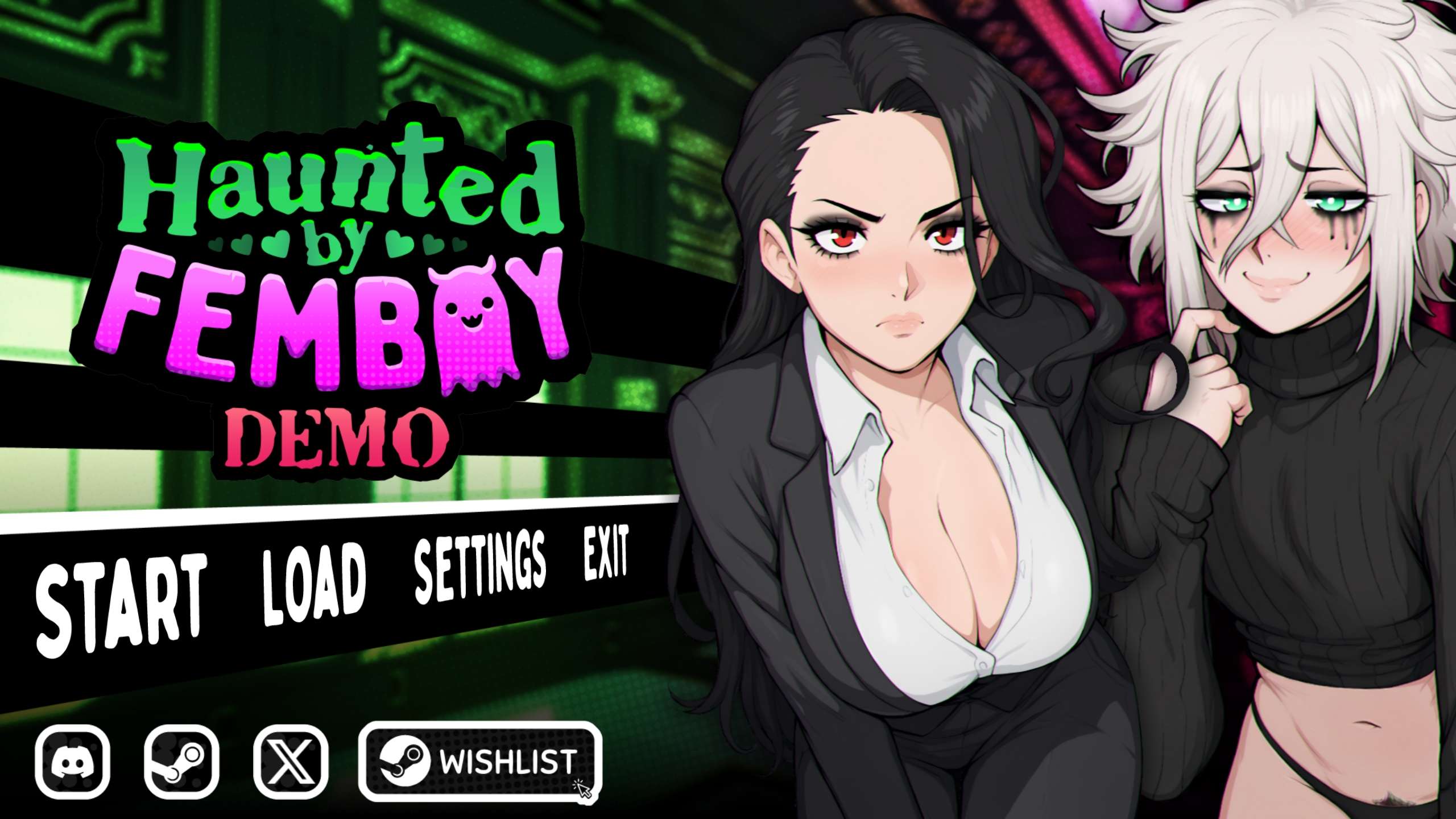 【PC/Steam/Demo】《Haunted by Femboy》男娘幽灵上我身，Steam豪宅闹鬼弄甲成真 新作开放试玩