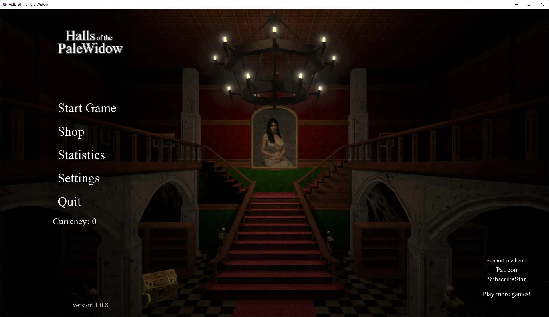 【PC/恐怖3D/动态/英文】苍白寡妇的大厅 正式步兵版【新作/380M】