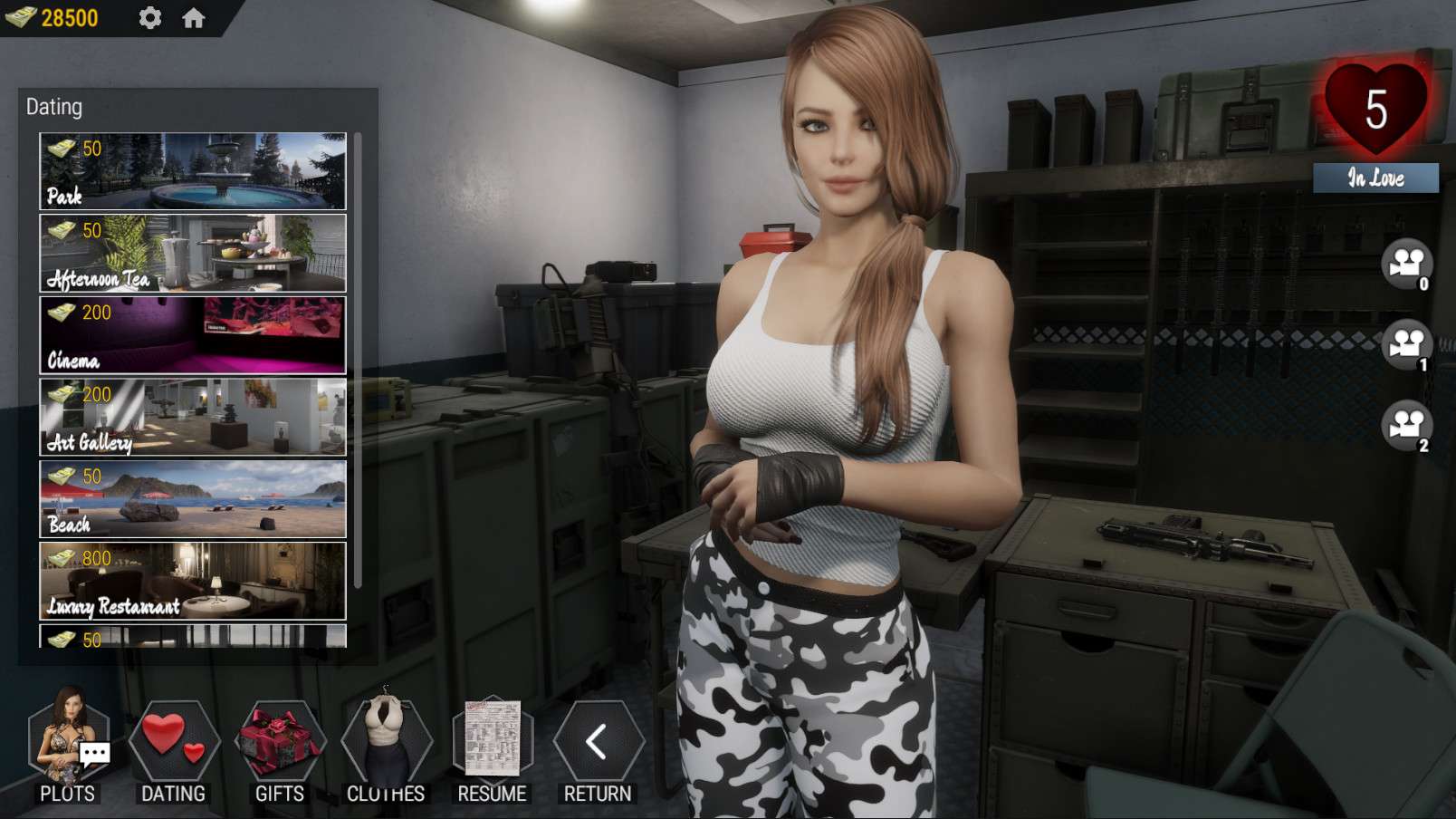 【PC/Steam/3D/恋爱模拟/射击】战争与玫瑰 Wars and Roses 温迪-新场景+无圣骑版+卡关秘籍+官方简体中文