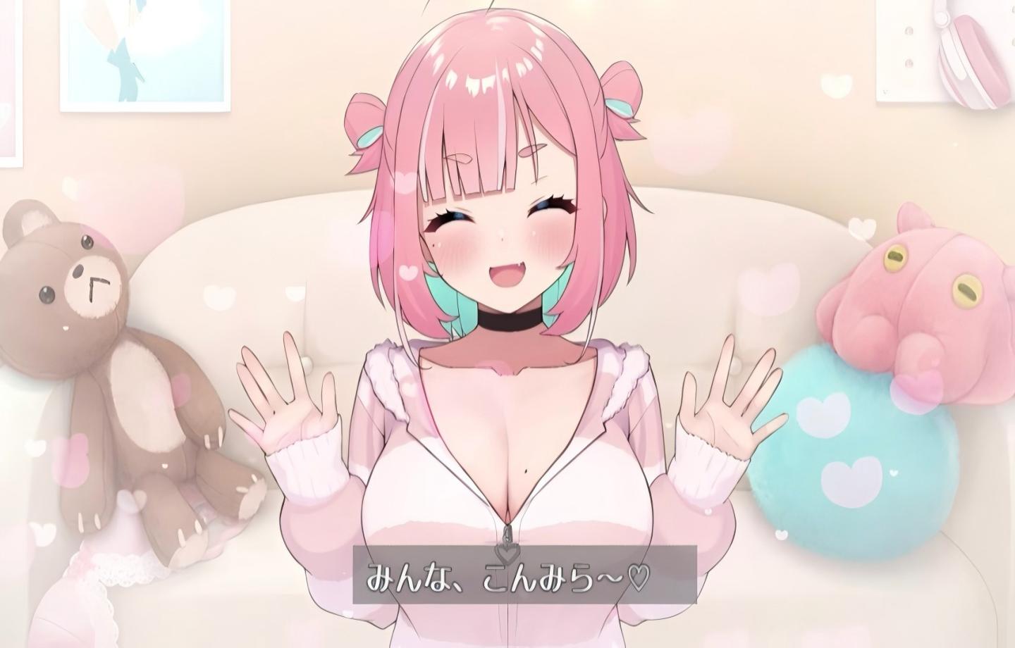 【PC/SLG/官中】  傻乎乎主播蔚来！No-good Streamer Mirai-chan! 全DLC（含ASMR）官方中文版 【ASMR/动态/全CV】【7G】