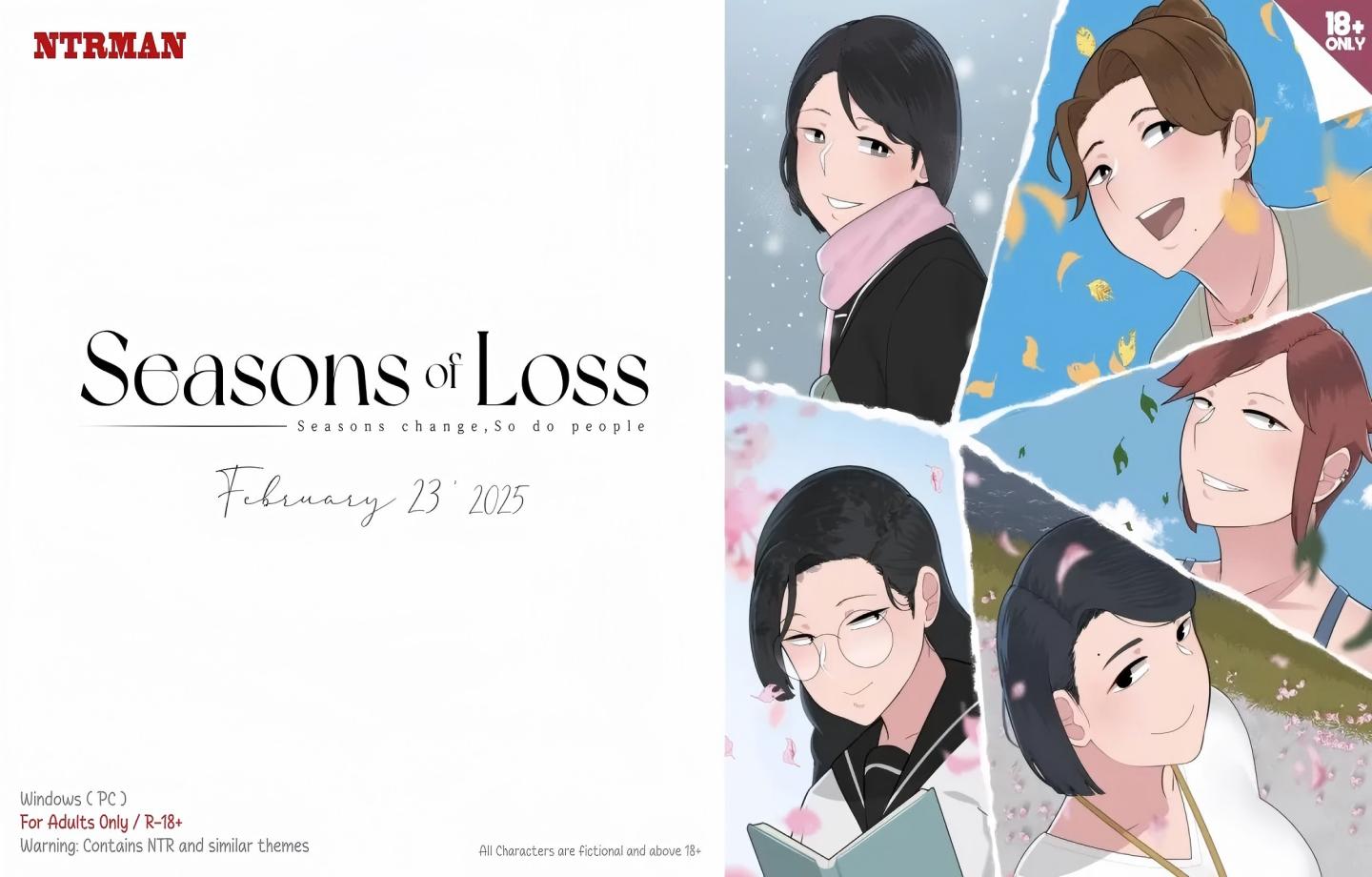 【PC/精品SLG】 迷失的季节 Seasons of Loss Ver1.031 官方中文版 【官中/全CG包/动态/步兵/CV配音】【4G】
