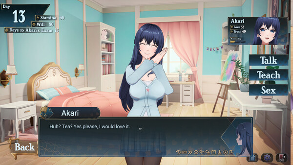 【PC/视觉小说/时间管理/休闲/爱情/3D】恋爱庄园-家教篇 Demo