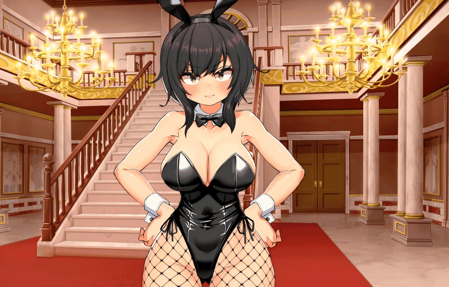 【PC/热门SLG】 与班里辣妹女仆的度假 おなクラ メイドライフ～クラスのギャルメイドとリゾートご奉仕AI汉化版 【Mtool汉化/RPG/互动/动态/CV/全CG存档】【3.4G】