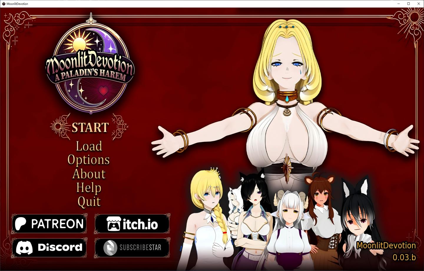 【安卓+PC+MAC/后宫SLG】月光下的奉献：圣骑士的后宫 Moonlit Devotion: A Paladin’s Harem v0.03  官中测试版【官中/动态/新作】【4G】