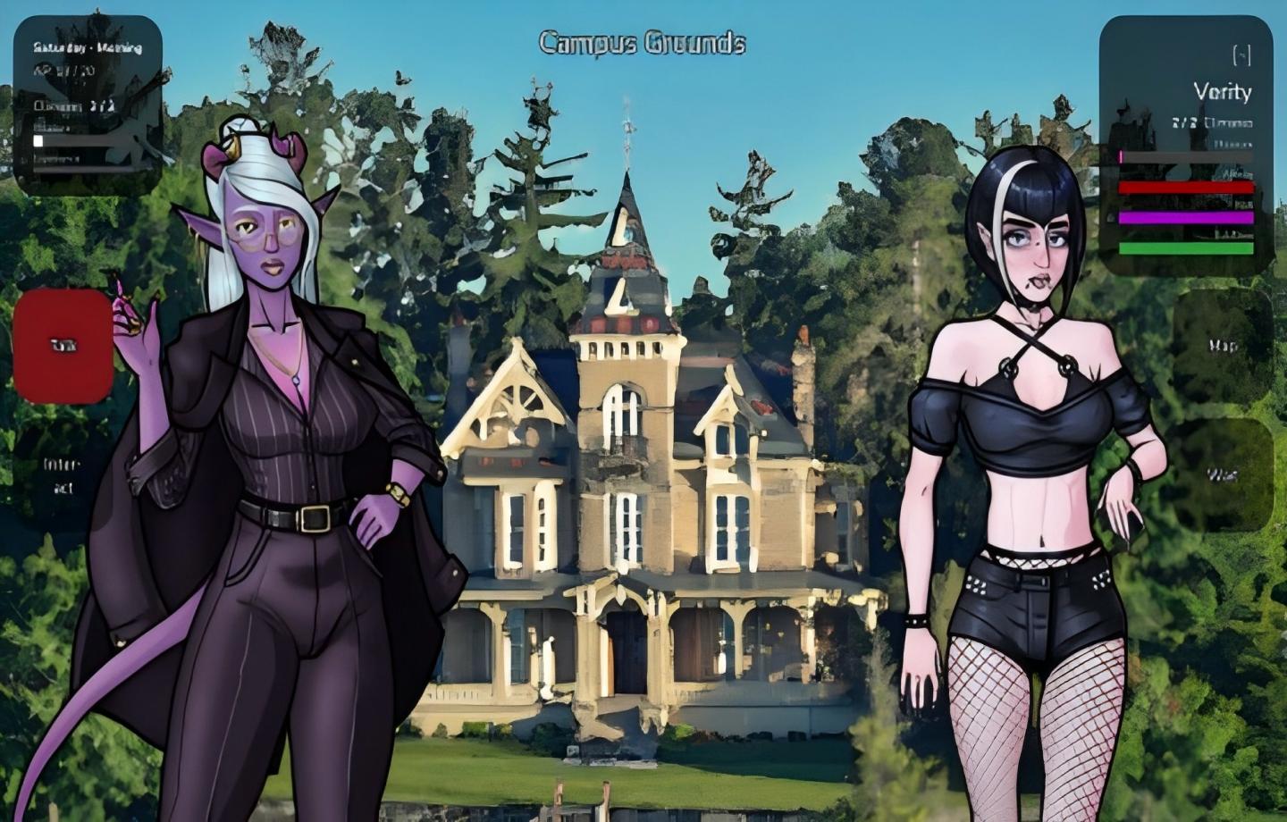 【PC+安卓/欧美SLG】超越世界大学 Beyond Worlds University v0.4.0【AI汉化/动态】【0.39G】