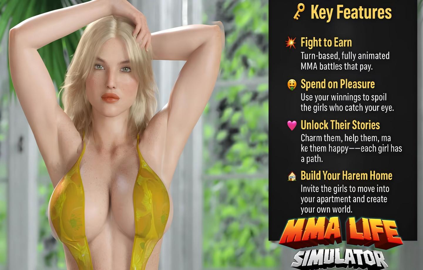 【PC/SLG/Steam】 MMA Life Simulator MMA 人生模拟器 v1.1.0 【动态/官中/步兵】【6.87G】