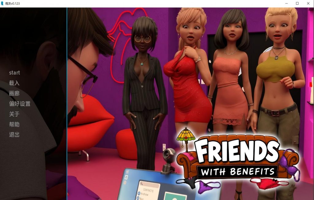 【PC+安卓/欧美SLG】友情之上 Friends with Benefits v0.207【汉化/动态】【0.82G】
