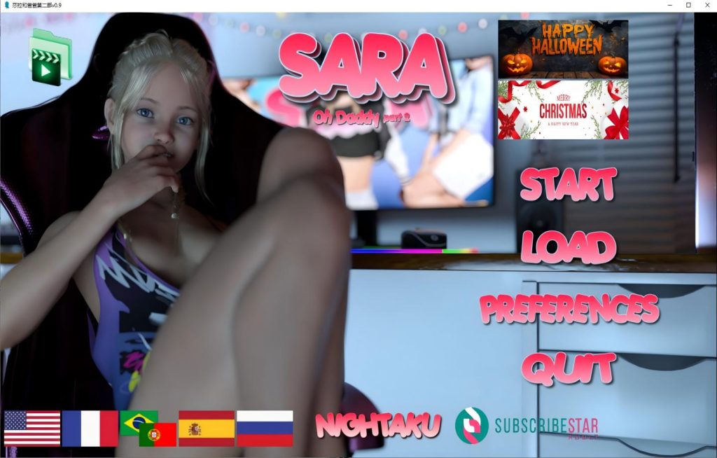 【PC+安卓/欧美SLG】莎拉和爸爸第二部 Sara – Oh Daddy Part 2 v0.9【AI汉化/动态】【2.74G】