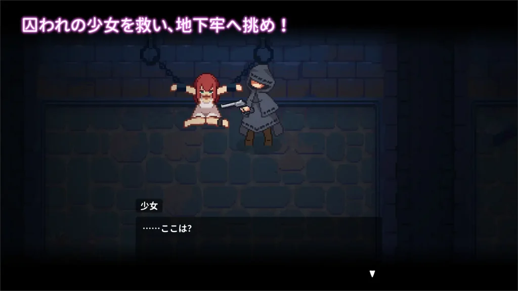 【PC/ACT/官中】《被囚禁的莉莉 / 囚われのリリ》像素射击动作游戏介绍 [385MB]