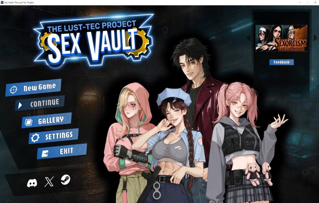 【PC/SLG/Steam】爱之地堡：欲望科技计划 Sex Vault The Lust-Tec Project 【官中/动态/步兵】[600M]